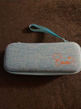 Light Blue Hard cover Stethoscope Travel Case with Wrist Strap